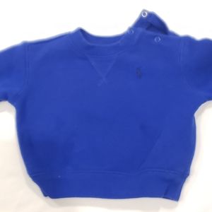 Baby polo royal blue sweater 6m